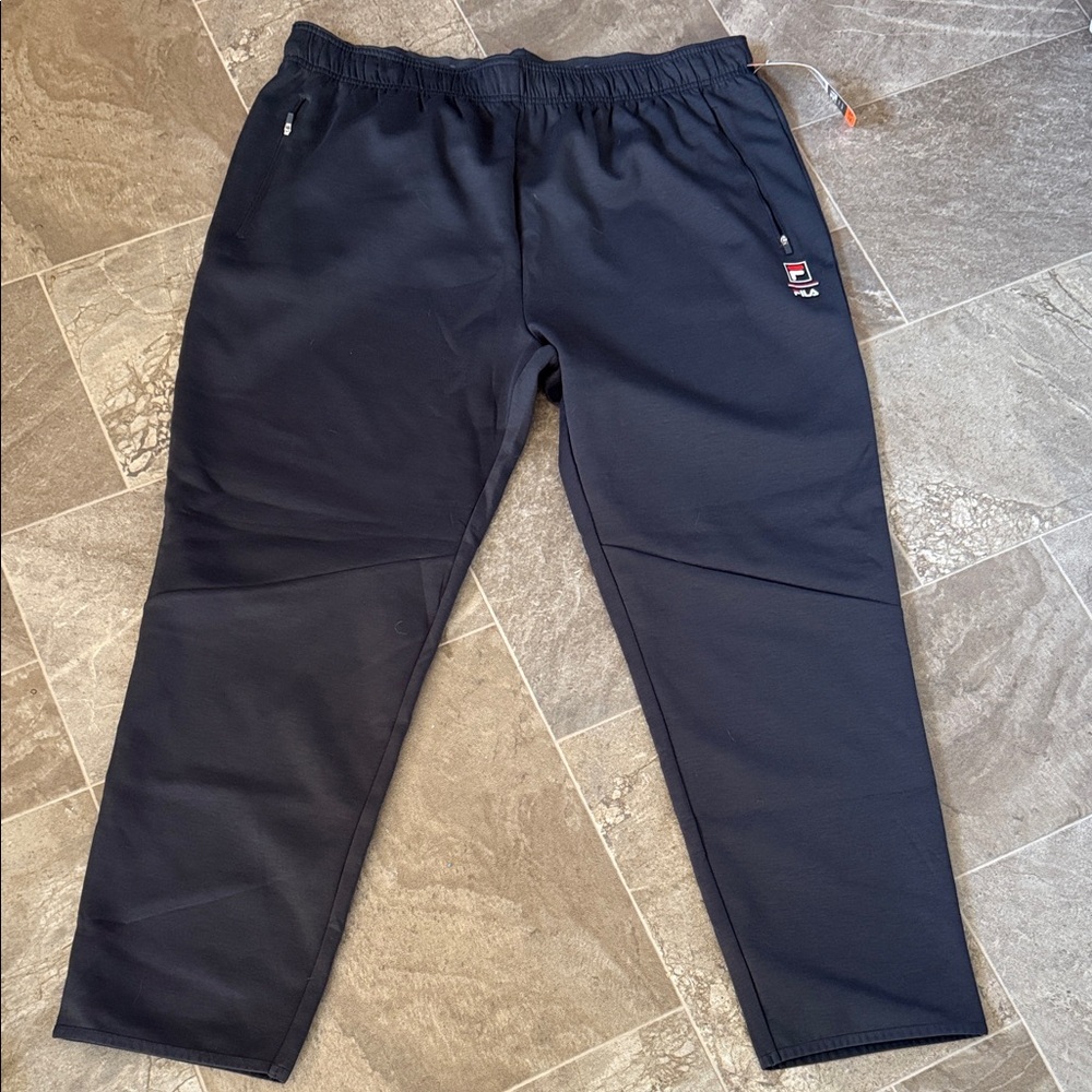 Fila Men's Dark active sport stretchy Joggers XXL NWT